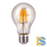 Лампа светодиодная филаментная Elektrostandard E27 8W 3300K прозрачная 4690389041440