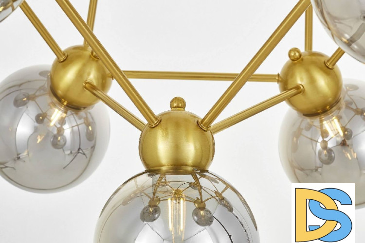 Подвесная люстра Lumina Deco Zodiak LDP 160N-12 MD+GY