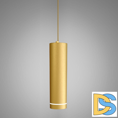 Подвесной светодиодный светильник Elektrostandard DLR023 12W 4200K золото матовый 4690389148170