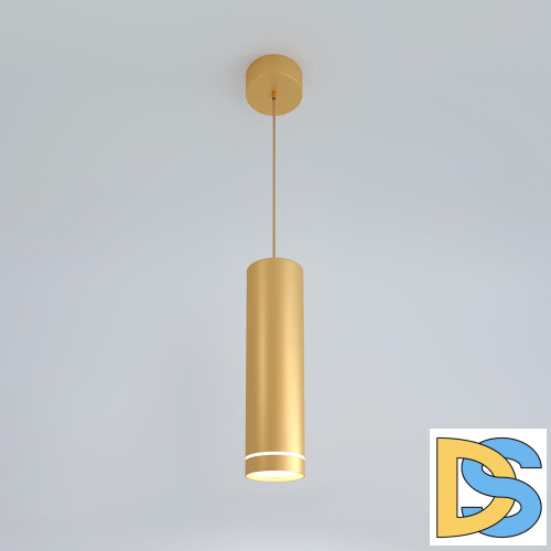 Подвесной светодиодный светильник Elektrostandard DLR023 12W 4200K золото матовый 4690389148170