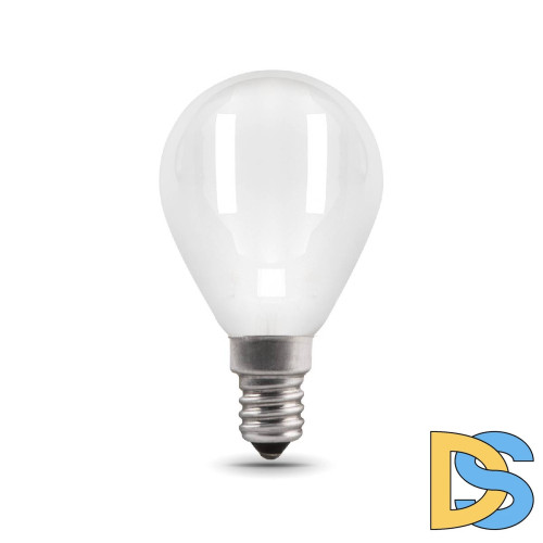 Лампа светодиодная филаментная диммируемая Gauss E14 9W 3000К матовая 105201109-D