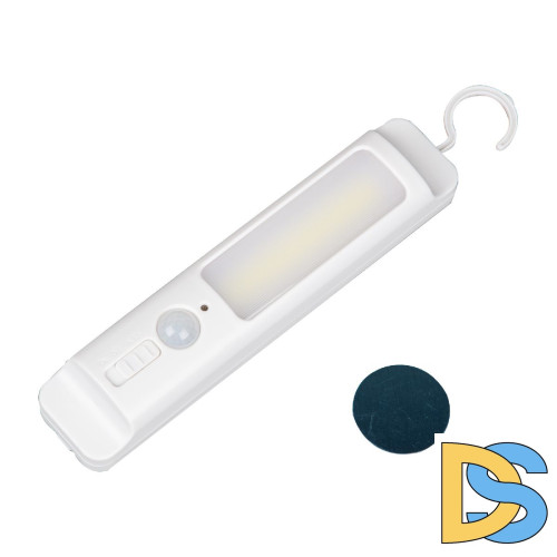 Мебельный светильник Uniel ULM-F47-0,9W/4500K/3AAA SENSOR IP20 IVORY UL-00012208