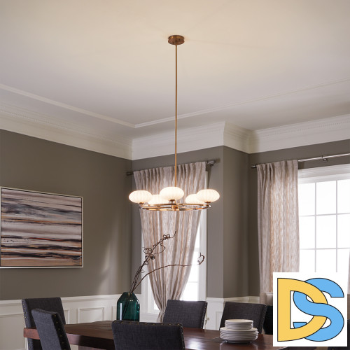 Люстра на штанге Kichler Pim QN-PIM5-FXG