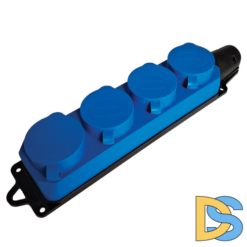 Розетка переносная 4-местная c/з Stekker Одри RST16-24-44-4 49402