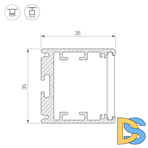 Профиль Arlight SL-ARC 026595