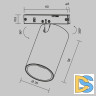 Трековый магнитный светильник Maytoni Focus Led TR187-1-5W3K-M-BW