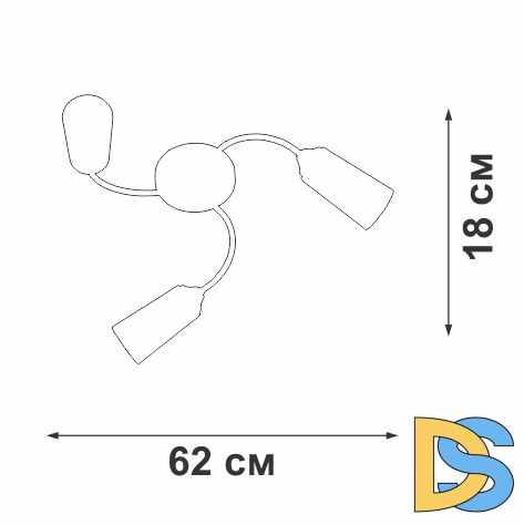 Потолочная люстра Vitaluce V2831-9/3PL