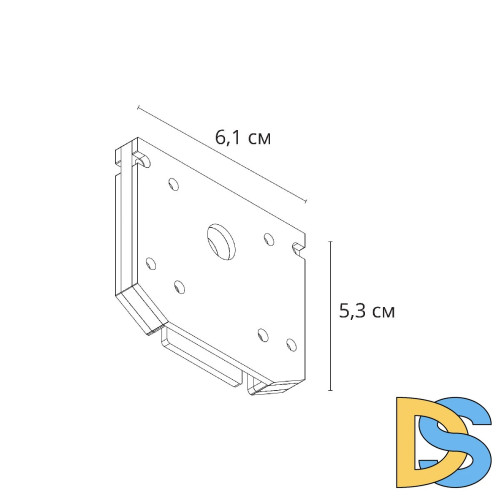 Заглушка для магнитного шинопровода Arte Lamp Linea-Accessories A484206E