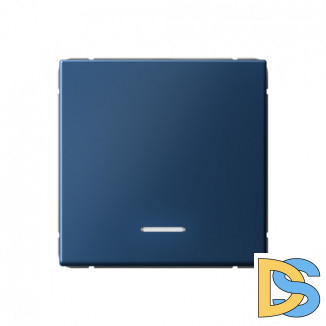 1-клавишный выключатель с подсветкой, сх. 5а, 10АХ, Schneider Electric Art Gallery, цвет Аквамарин, GAL001113