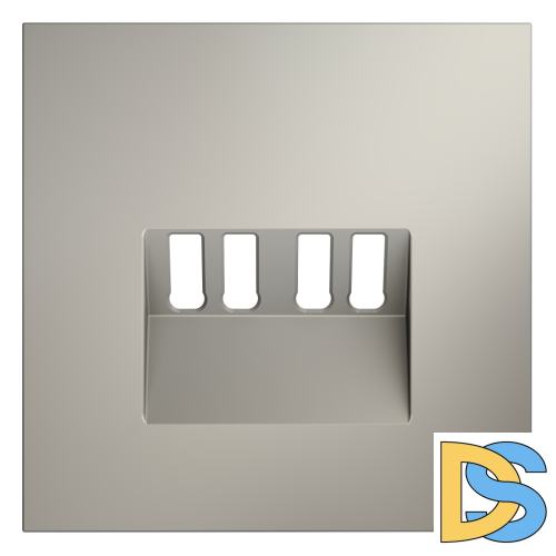 Накладка для розетки акустической 4-местной , S70 (кашемир)