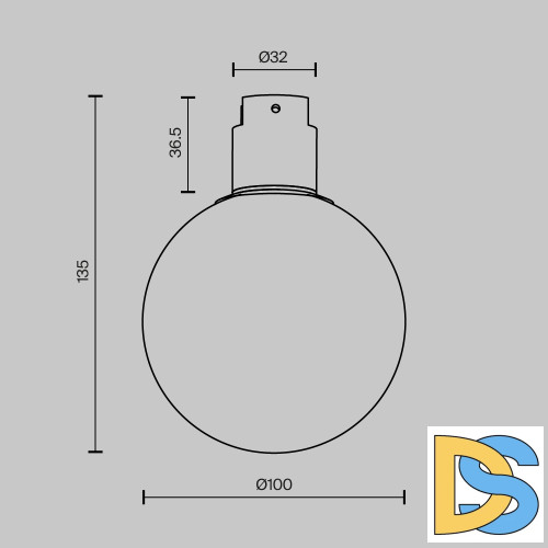 Трековый магнитный светильник Maytoni Luna TR171-1-5W3K-WB
