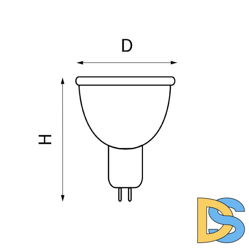 Лампа светодиодная Lightstar G5.3 3W 3000K 940902
