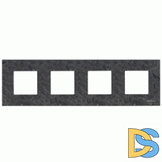 Рамка 4 поста (8 модулей) ABB Zenit Сланец