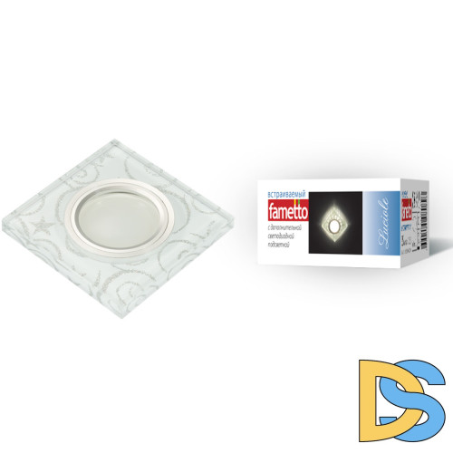 Встраиваемый светильник Fametto Luciole DLS-L203 GU5.3 CHROME/WHITE UL-00000378