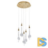 Подвесной светильник Delight Collection OD2433-5 gold/clear