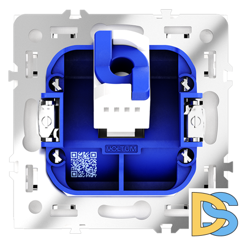 Розетка компьютерная встраиваемая VOLTUM S70 RJ45 кат.6, (белый матовый)