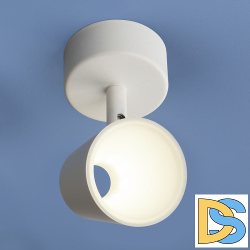 Светодиодный спот Elektrostandard DLR025 5W 4200K белый матовый 4690389115097