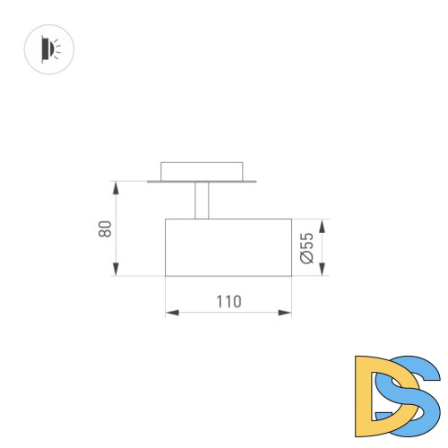 Встраиваемый спот Arlight LGD-Lumos-R55-9W Day4000 034147