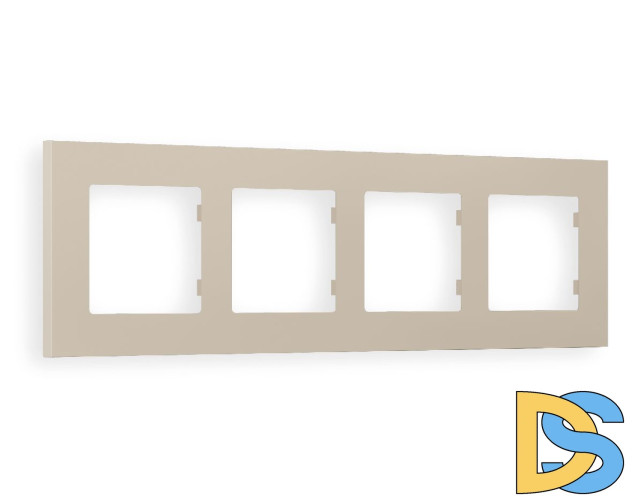 Рамка четырехместная Ambrella Volt Qubi AF250364