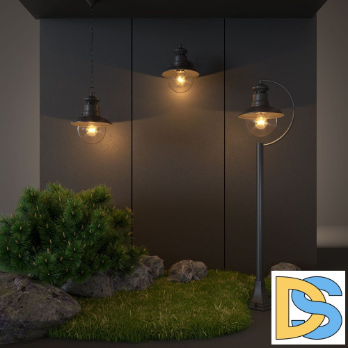 Уличный cветильник Elektrostandard Talli F GL 3002F черный 4690389106613