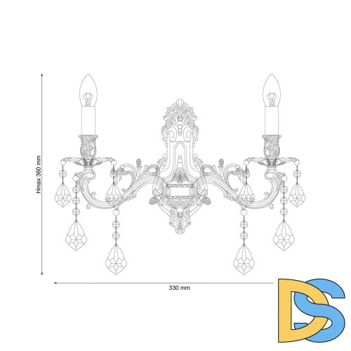 Бра Lucia Tucci Barletta W122.2 Cream White