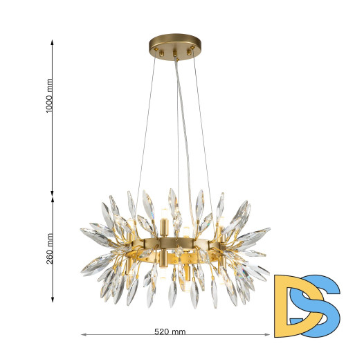 Подвесная люстра Favourite Rays 4058-8P