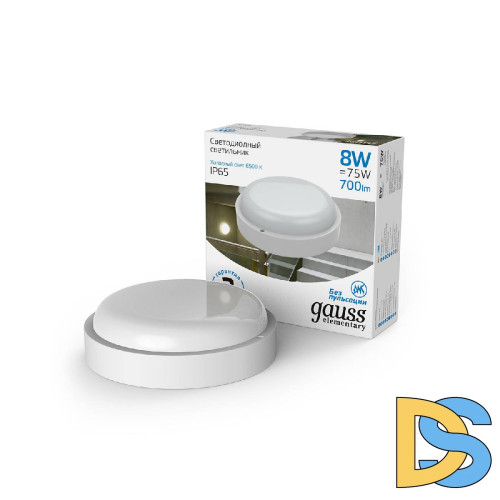 Потолочный светодиодный светильник Gauss Сауна 126411308