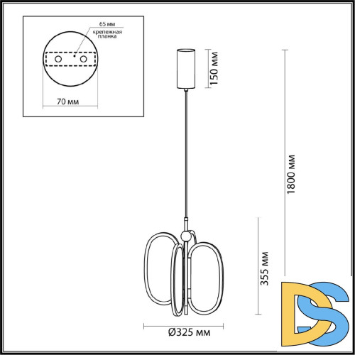 Подвесная люстра Odeon Light Piuma 6664/38L