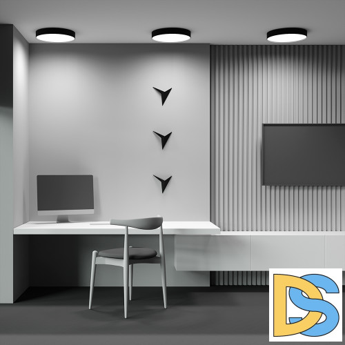 Потолочный светильник Maytoni Zon C032CL-45W2.7K-RD-B