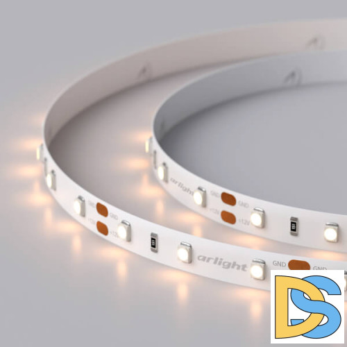 Светодиодная лента Arlight RT-A60-8mm 12V Warm2700 (4.8 W/m, IP20, 2835, 5m) 010597(2)