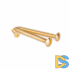 Винты Werkel для накладного выключателя Ретро золото WL18-21-01 4690389105890