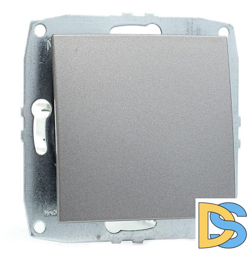 Выключатель одноклавишный Mono Electric Despina-Larissa 10А 250В антрацит 500-002425-100