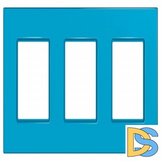 Рамка 3-ая (тройная), Голубика, серия Unica Quadro, Schneider Electric