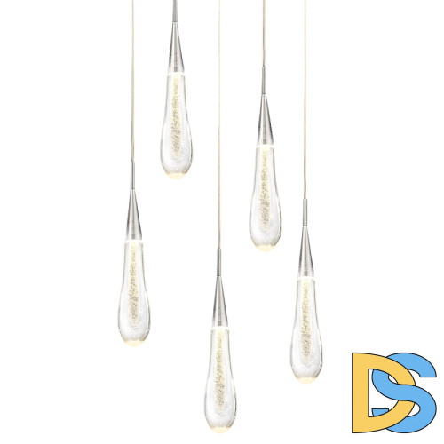 Подвесной светильник Delight Collection Pour P98036-5 silver