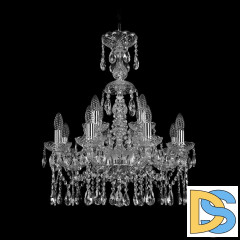 Подвесная люстра Bohemia Ivele Crystal 1413/8+4/200/XL-66 Ni