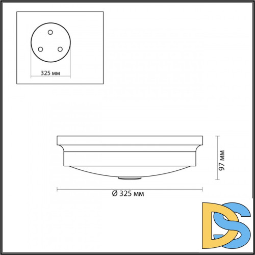 Потолочный светильник Odeon Light 4824/3C