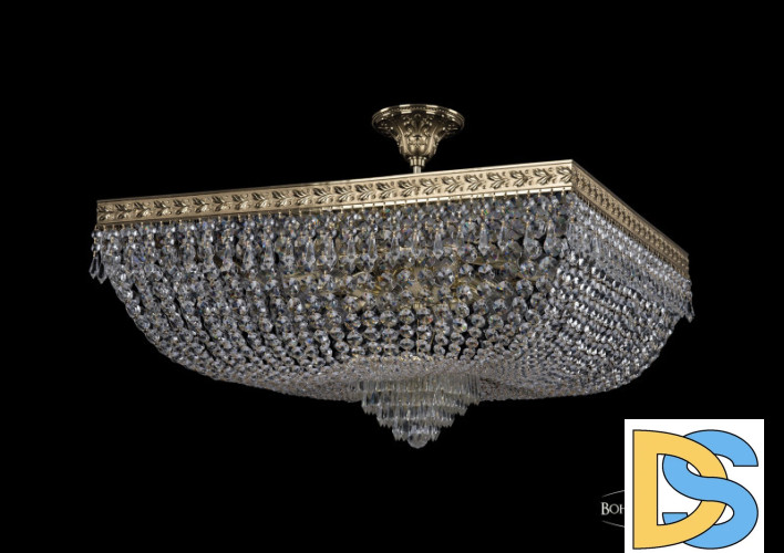 Люстра на штанге Bohemia Ivele Crystal 19272/70IV G
