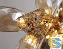 Подвесная люстра Delight Collection Britannica 8898P/AS gold/smoky