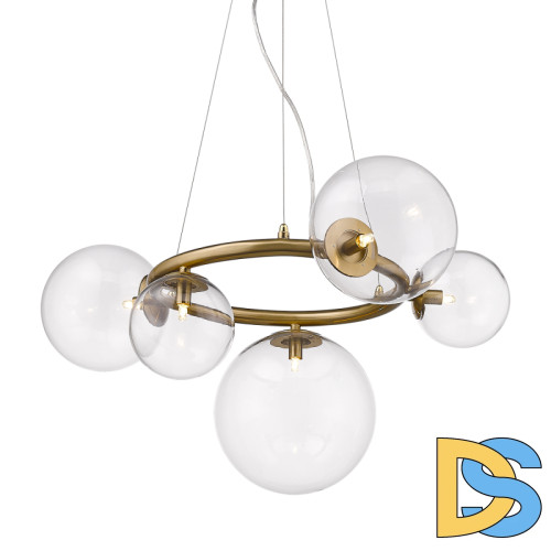 Подвесная люстра Delight Collection Puppet P68092-5 brass