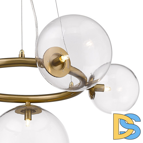 Подвесная люстра Delight Collection Puppet P68092-5 brass