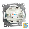 Розетка компьютерная 1-местная RJ-45 Stekker Катрин GLS00-7107-04 49023