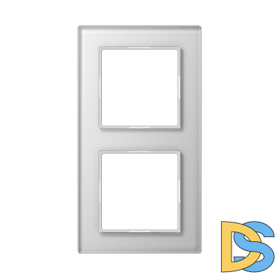 Рамка двухместная Jung AC582GLWW