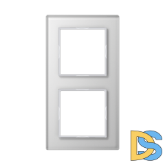 Рамка двухместная Jung AC582GLWW