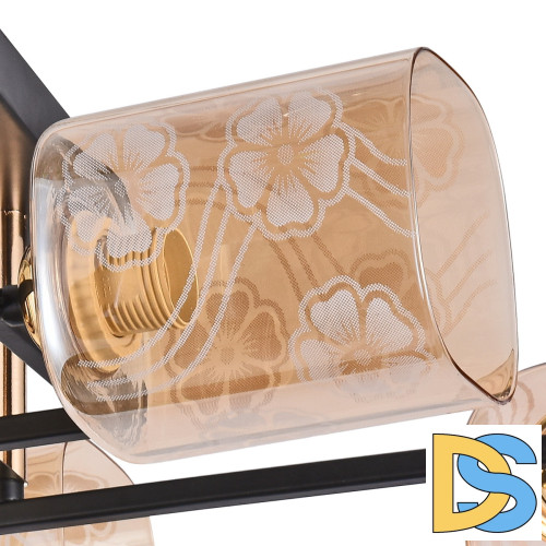 Потолочная люстра Reluce 72108-0.3-06 BK+FGD