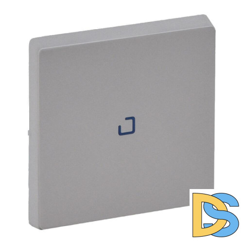 Лицевая панель Legrand Valena Life выключателя одноклавишного с подсветкой алюминий 755102