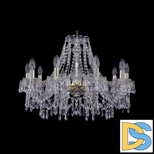 Подвесная люстра Bohemia Ivele Crystal 1403/10/240 G