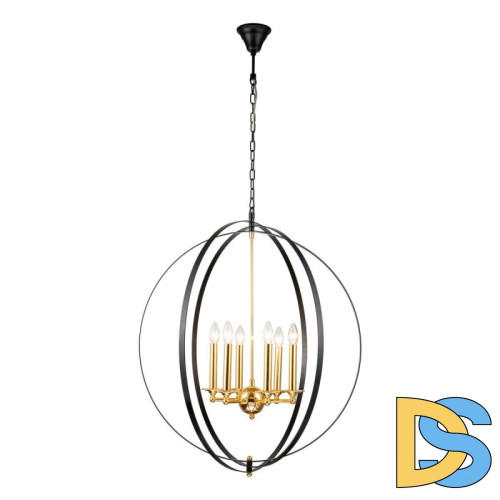 Подвесная люстра iLamp Element 9977-800 GoldBlack