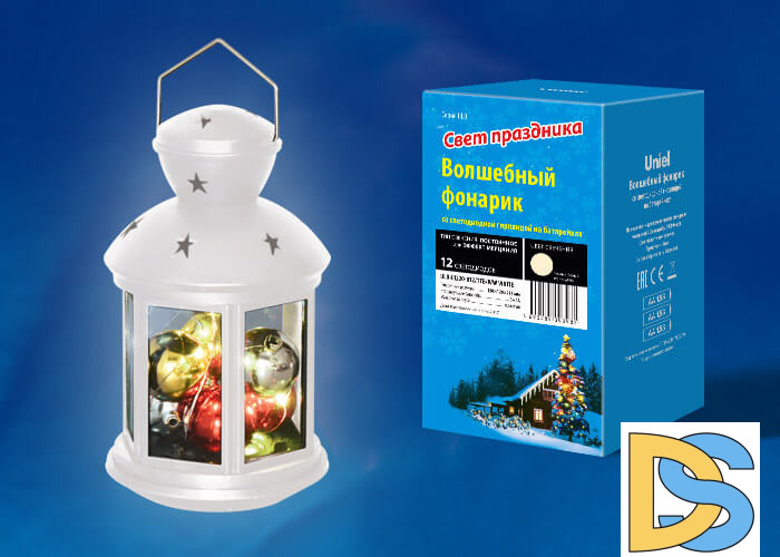 Переносной светодиодный фонарь (UL-00002310) Uniel 120х200 ULD-L1220-012/TTB/WW White