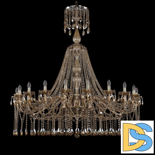 Подвесная люстра Bohemia Ivele Crystal 1413/20/530/XL-158 G M721