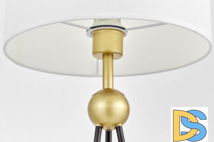 Настольная лампа Lumina Deco Belforte LDT 5527 GD+WT